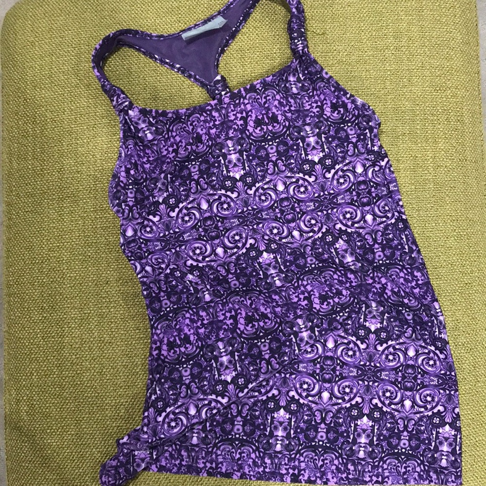 Athlete purple top xxs